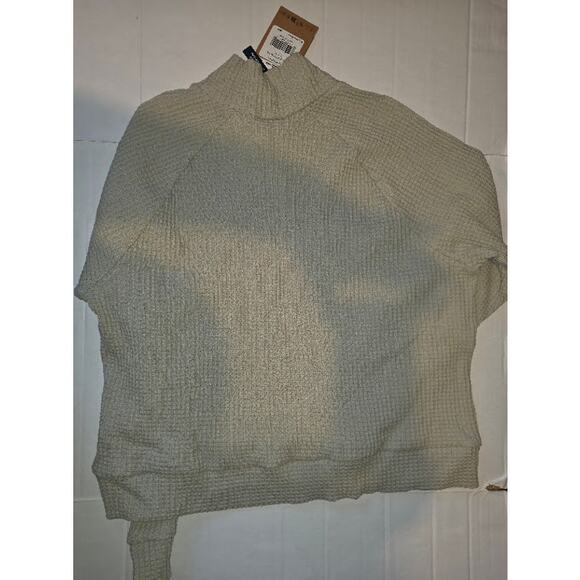 The North Face Chabot Mock Neck Long Sleeve Sweater Women's Large, Clay Grey NWT - Picture 5 of 6